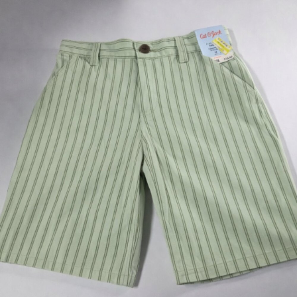 Cat & Jack Boys'‎ Chambray "At the Knee" Chino Shorts, Size 10, NWT